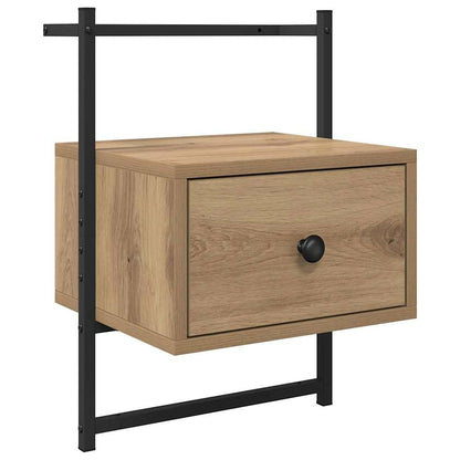 Nachttisch 2 Stk. Artisan-Eiche 35 x 30 x 51 cm Holzwerkstoff