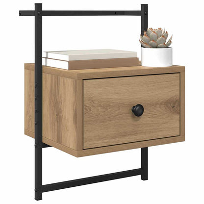 Nachttisch 2 Stk. Artisan-Eiche 35 x 30 x 51 cm Holzwerkstoff