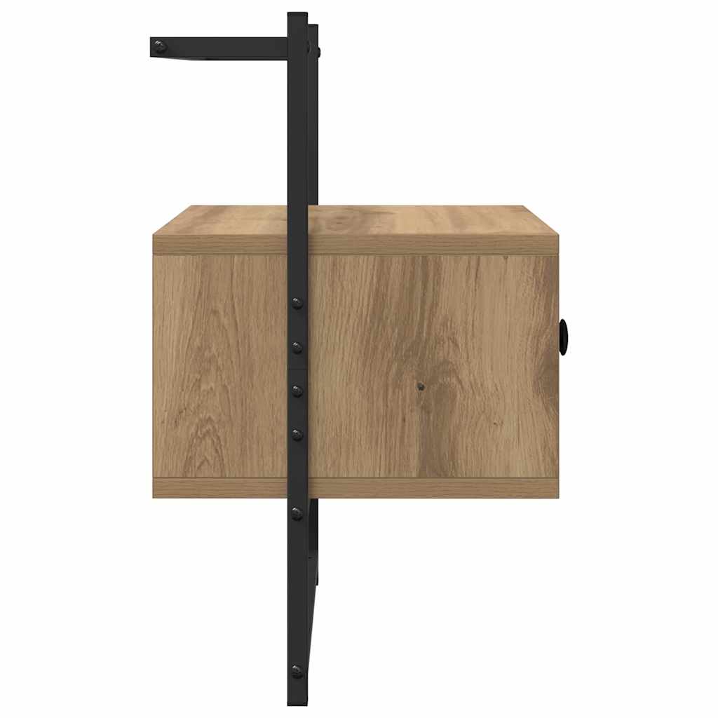 Nachttisch 2 Stk. Artisan-Eiche 35 x 30 x 51 cm Holzwerkstoff