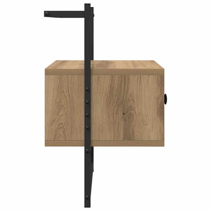 Nachttisch 2 Stk. Artisan-Eiche 35 x 30 x 51 cm Holzwerkstoff