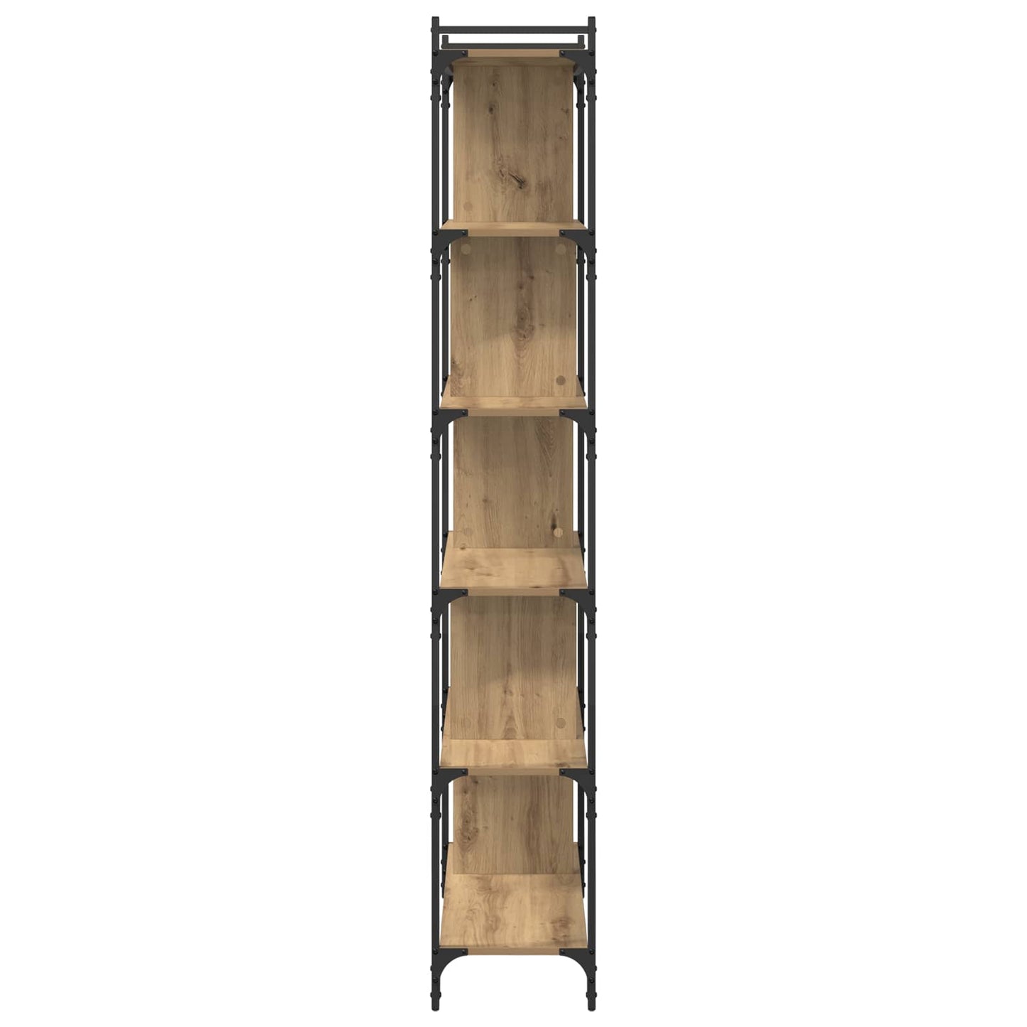 Bücherregal 5 Ebenen 76 x 32 x 192 cm Holzwerkstoff