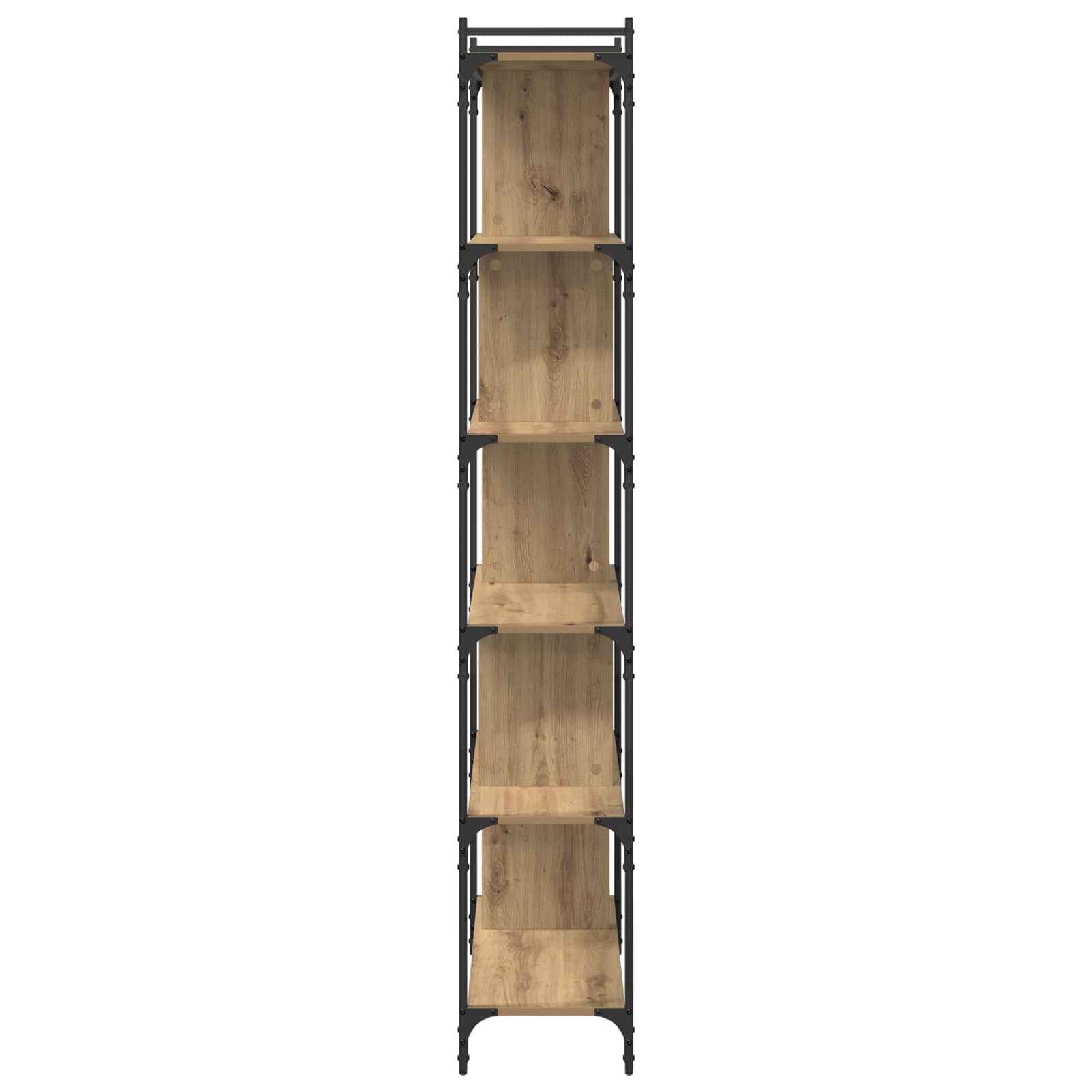 Bücherregal 5 Ebenen 76 x 32 x 192 cm Holzwerkstoff