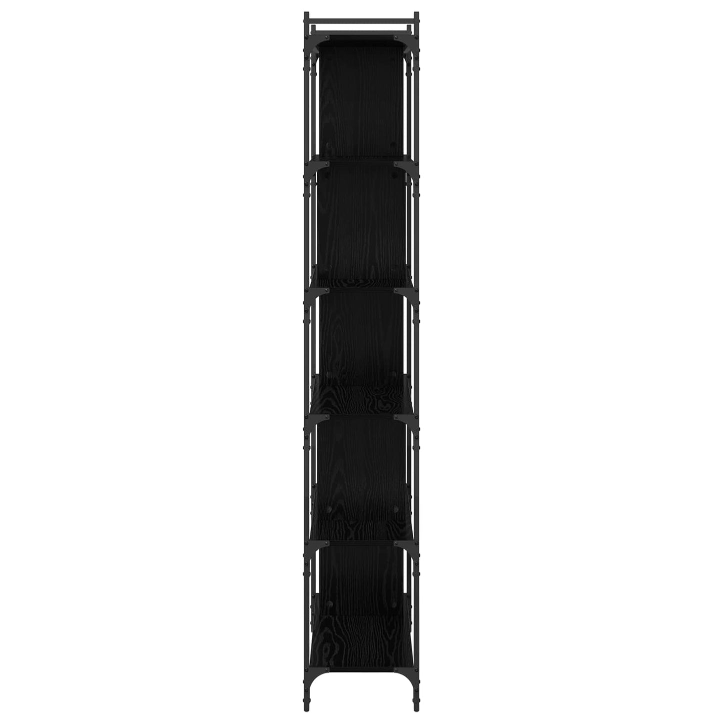 Bücherregal 5 Ebenen 76 x 32 x 192 cm Holzwerkstoff