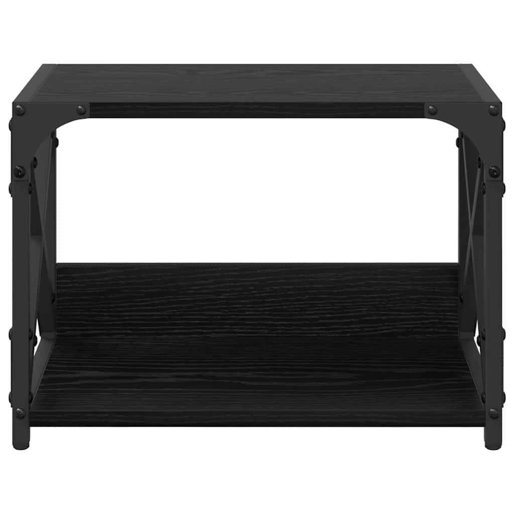 Druckerständer Schwarz Eichen-Optik 44 x 26 x 31,5 cm