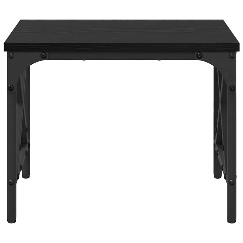 Druckerständer Schwarz Eichen-Optik 40 x 30 x 31 cm
