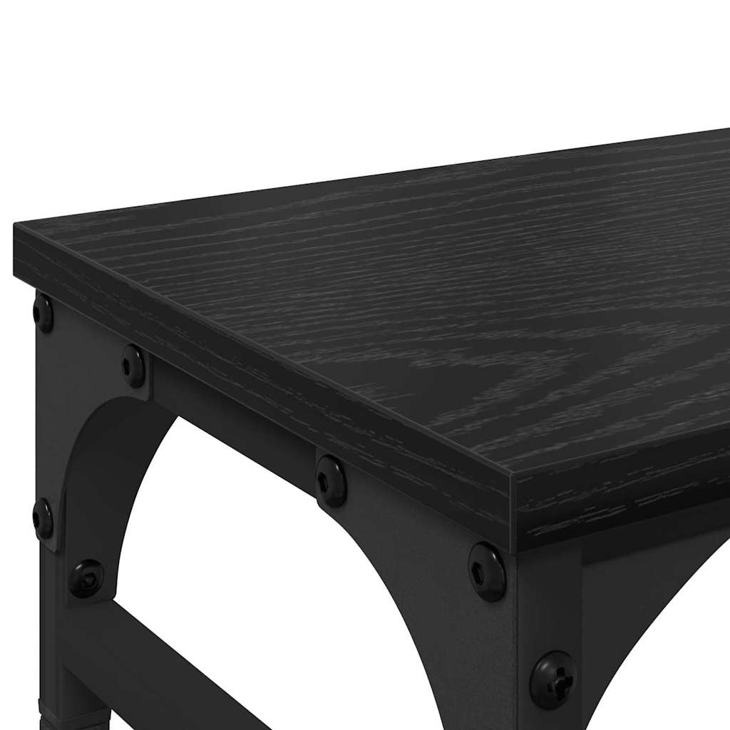 Monitor Halterung Schwarz Eichen-Optik 55 x 23 x 14 cm