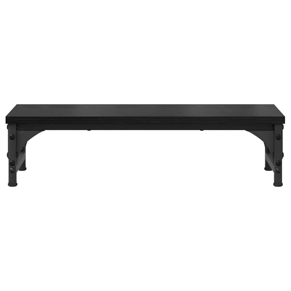 Monitor Halterung Schwarz Eichen-Optik 55 x 23 x 14 cm