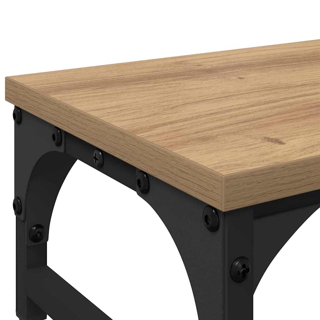 Monitor Halterung Artisan-Eiche 85 x 23 x 15,5 cm Holzwerkstoff