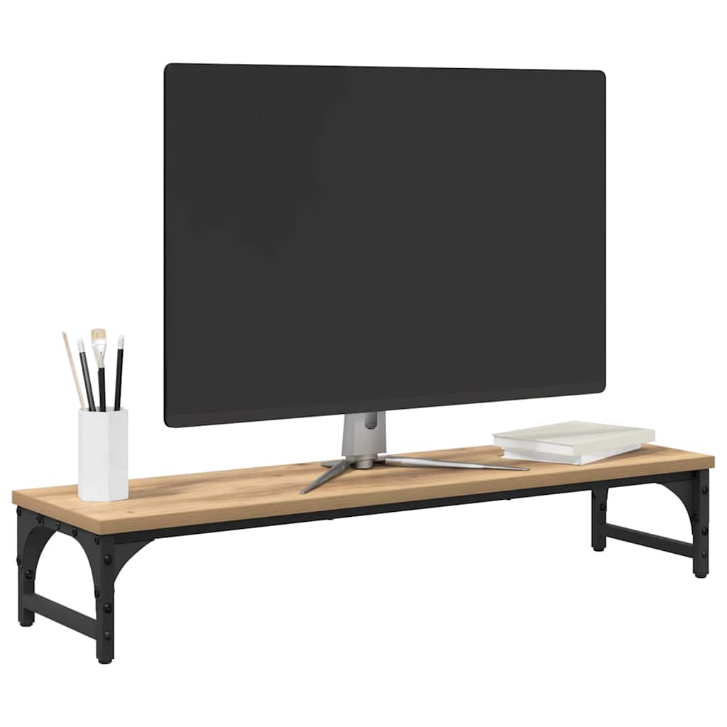 Monitor Halterung Artisan-Eiche 85 x 23 x 15,5 cm Holzwerkstoff