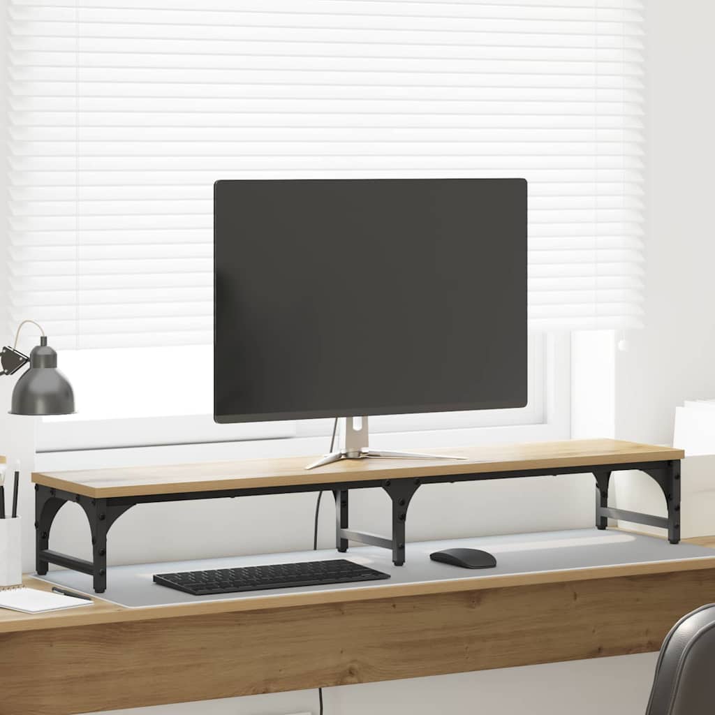 Monitor Halterung Artisan-Eiche 105 x 23 x 15,5 cm