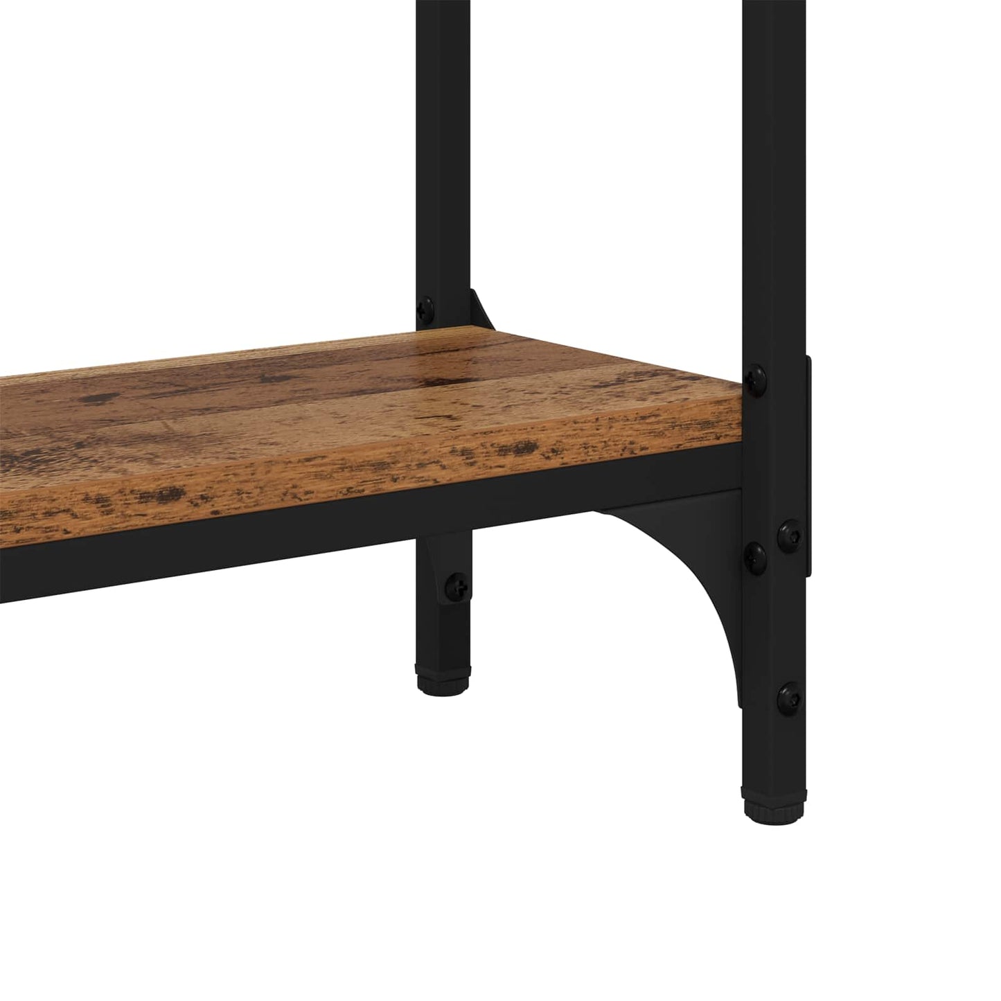 Konsolentisch Altholz 75 x 22,5 x 75 cm Holzwerkstoff