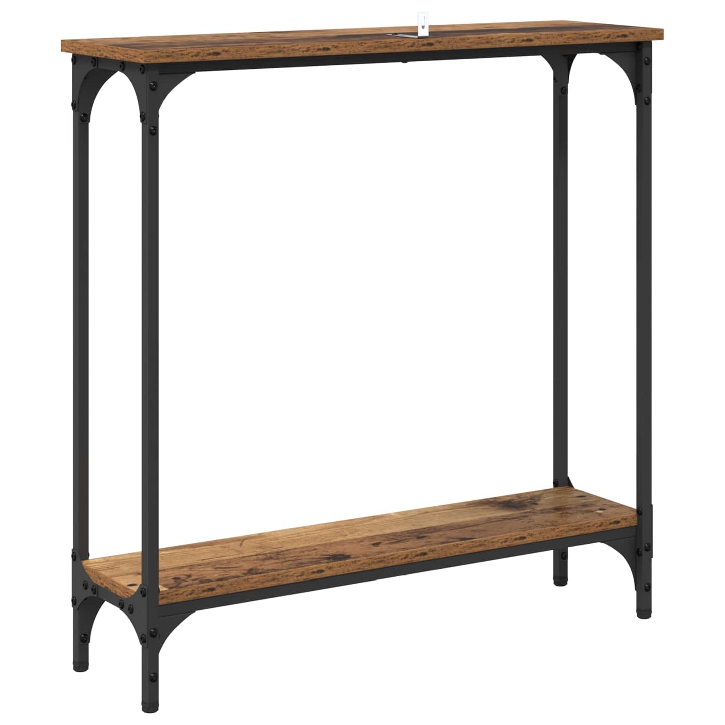 Konsolentisch Altholz 75 x 22,5 x 75 cm Holzwerkstoff