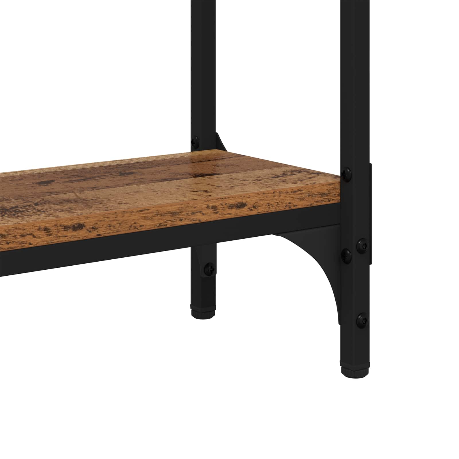 Konsolentisch Altholz 75 x 22,5 x 75 cm Holzwerkstoff