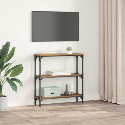 Konsolentisch Altholz 75 x 22,5 x 75 cm Holzwerkstoff