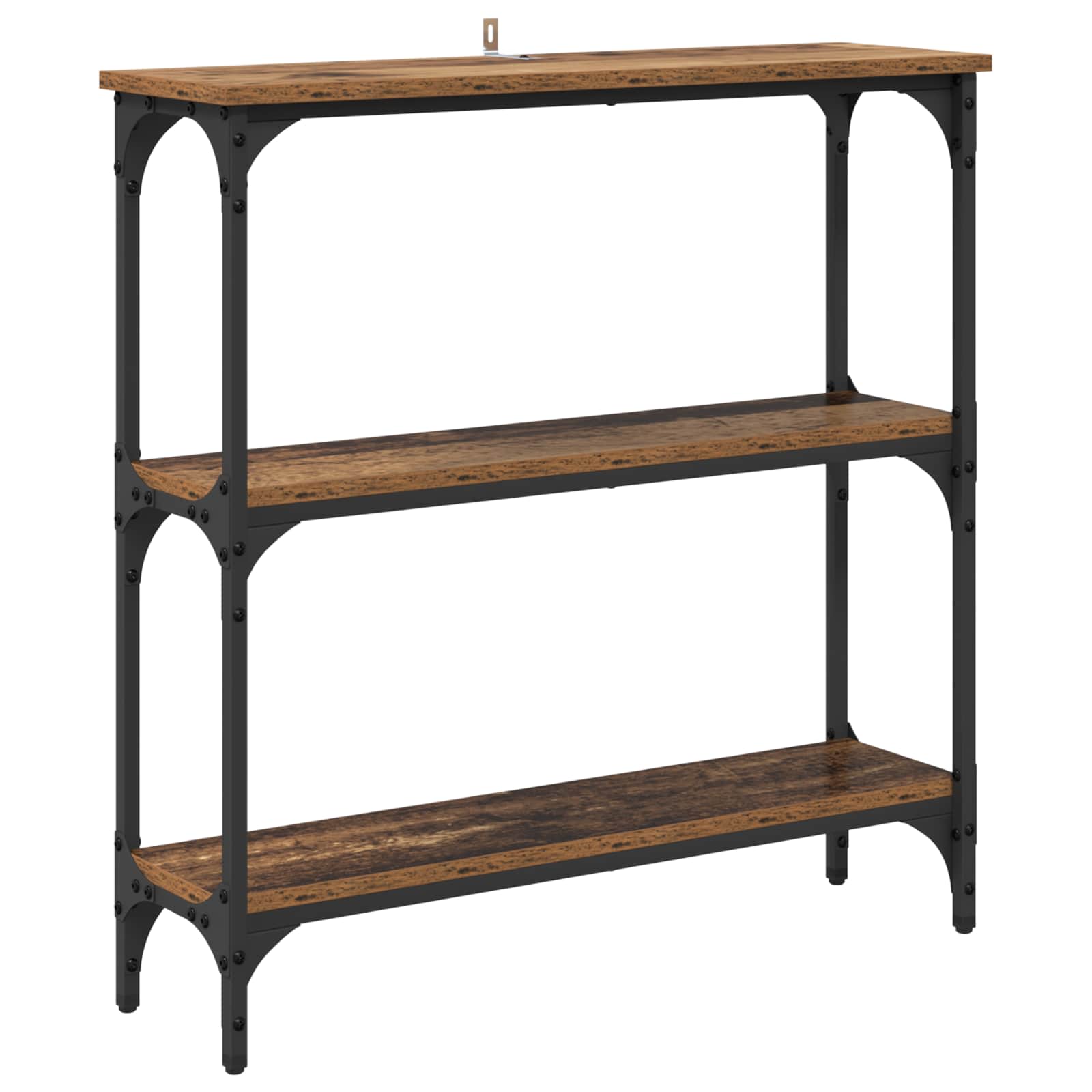 Konsolentisch Altholz 75 x 22,5 x 75 cm Holzwerkstoff