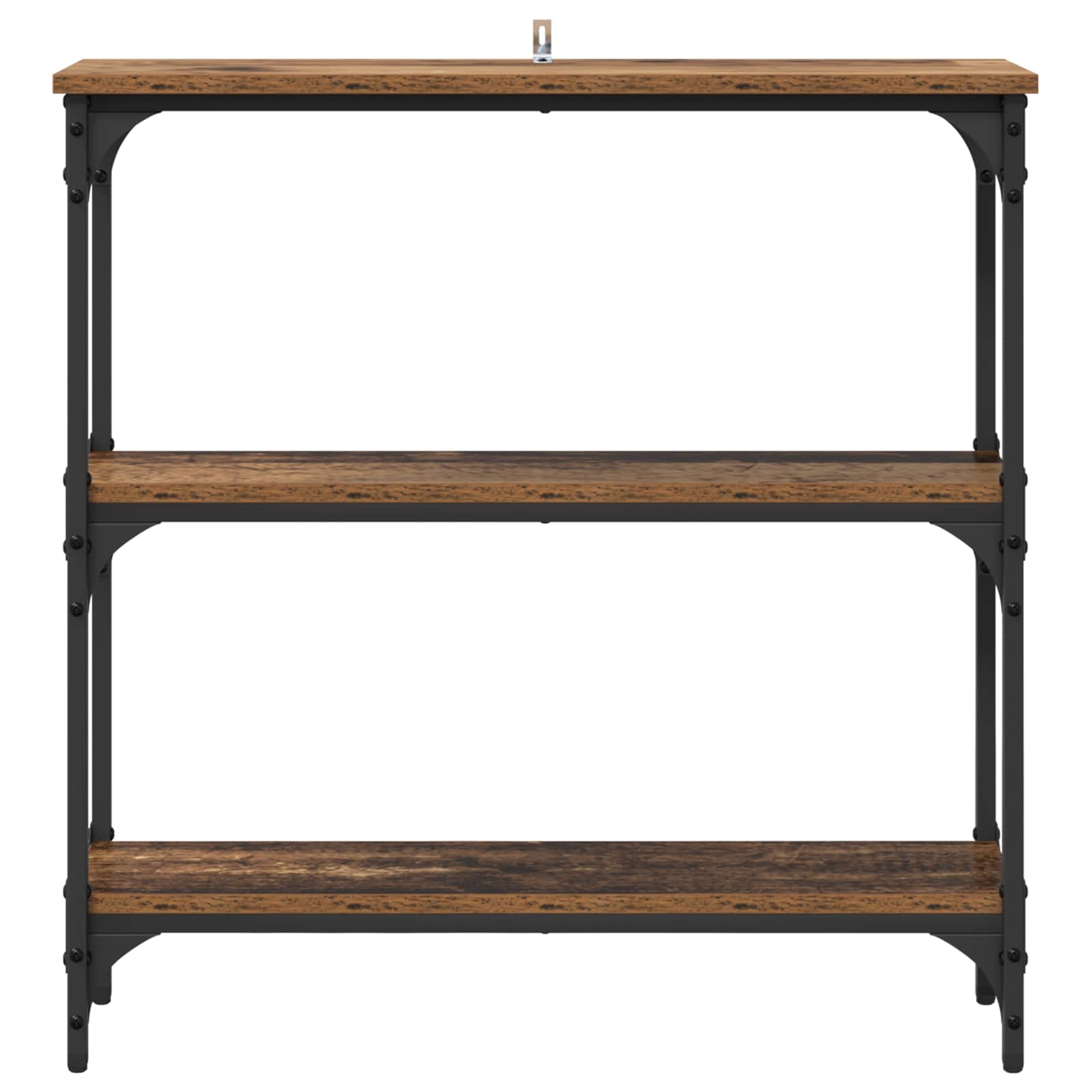 Konsolentisch Altholz 75 x 22,5 x 75 cm Holzwerkstoff