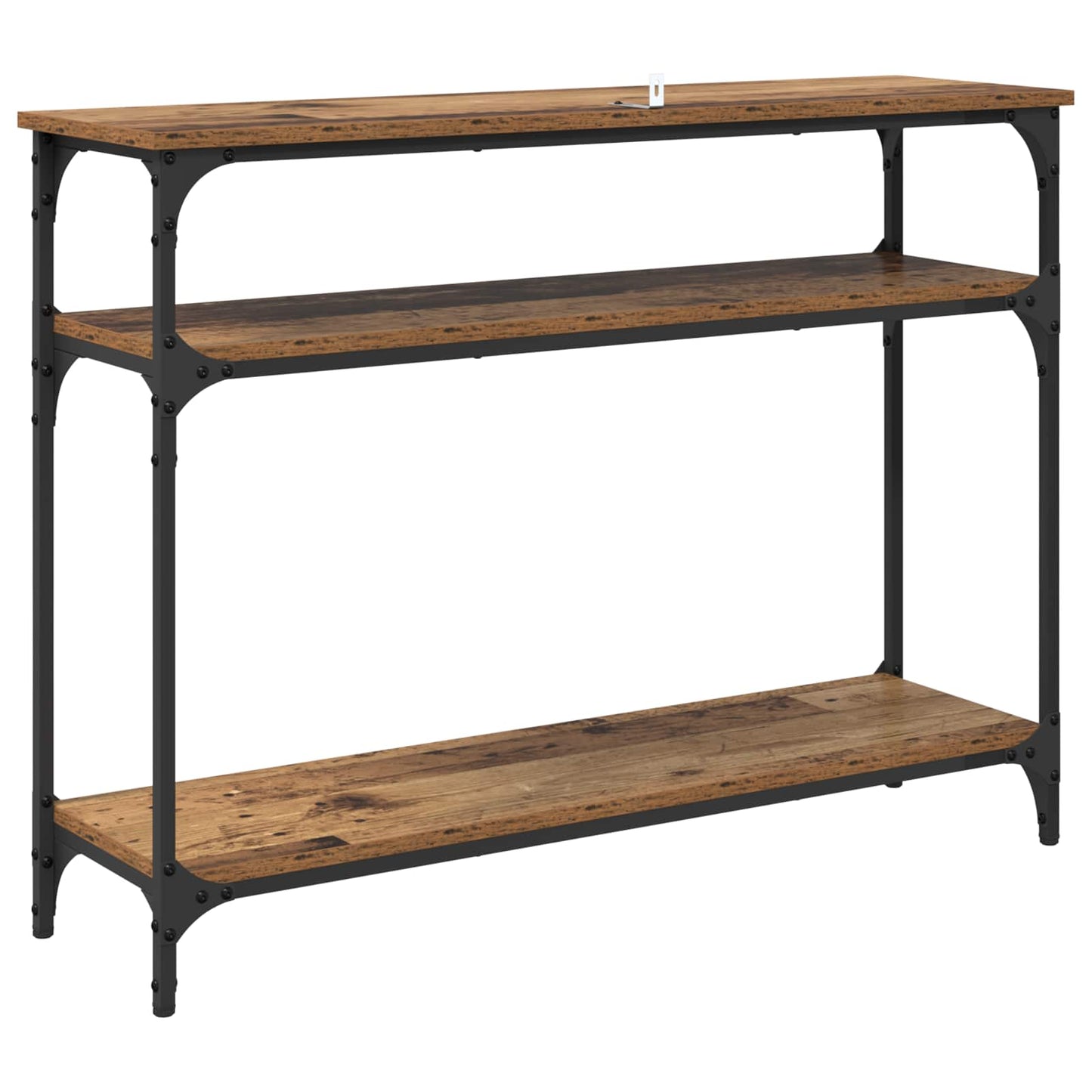 Konsolentisch Altholz 100 x 29 x 75 cm Holzwerkstoff