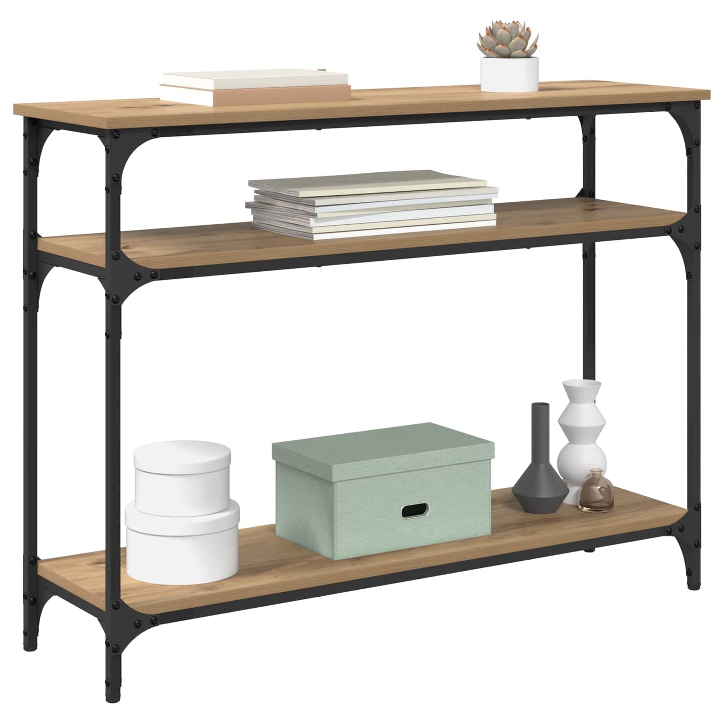 Konsolentisch Artisan-Eiche 100 x 29 x 75 cm Holzwerkstoff