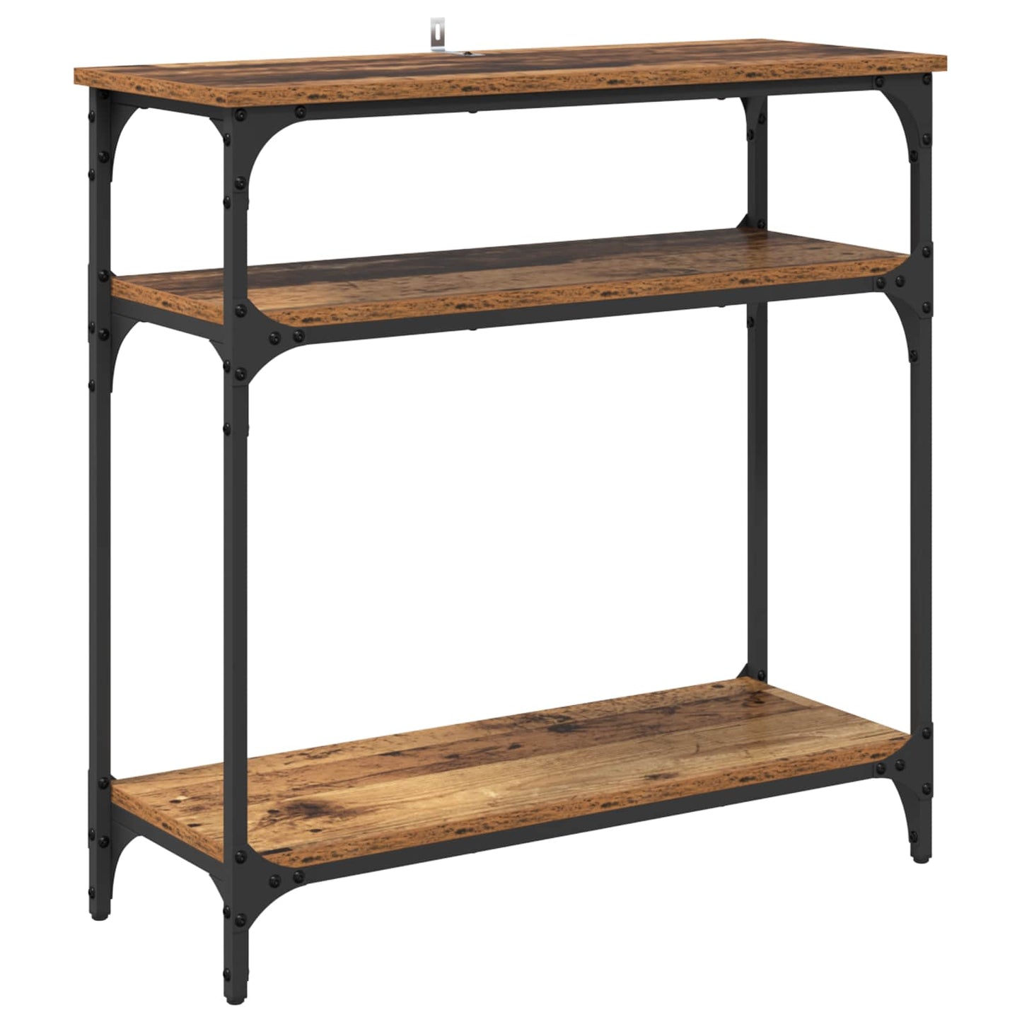 Konsolentisch Altholz 75 x 29 x 75 cm Holzwerkstoff
