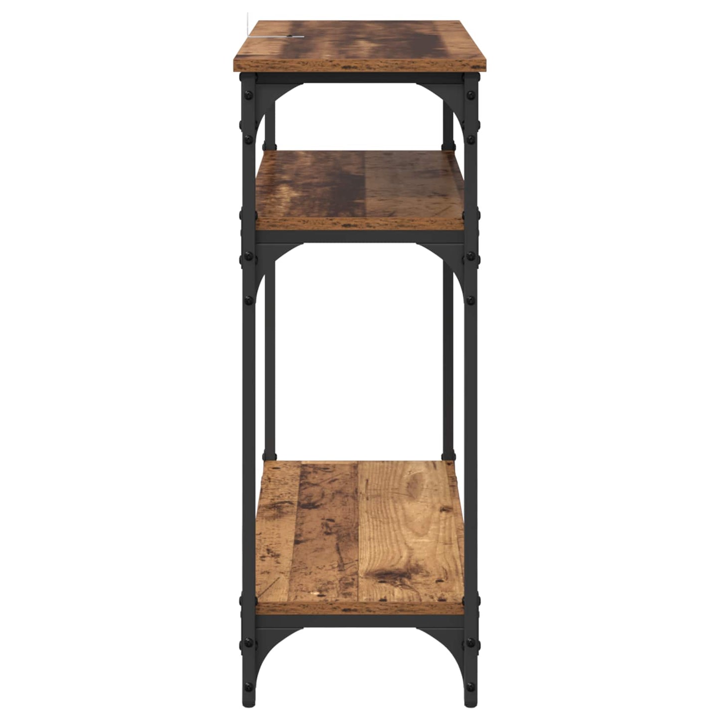 Konsolentisch Altholz 75 x 29 x 75 cm Holzwerkstoff
