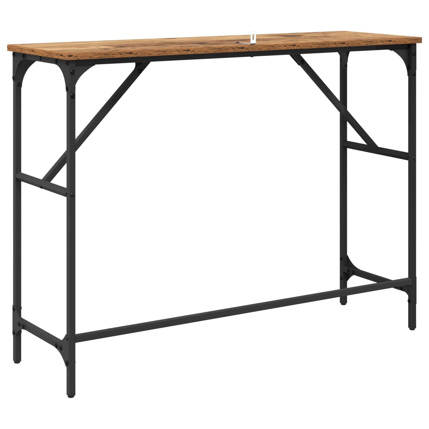 Konsolentisch Altholz 100 x 32 x 75 cm Holzwerkstoff
