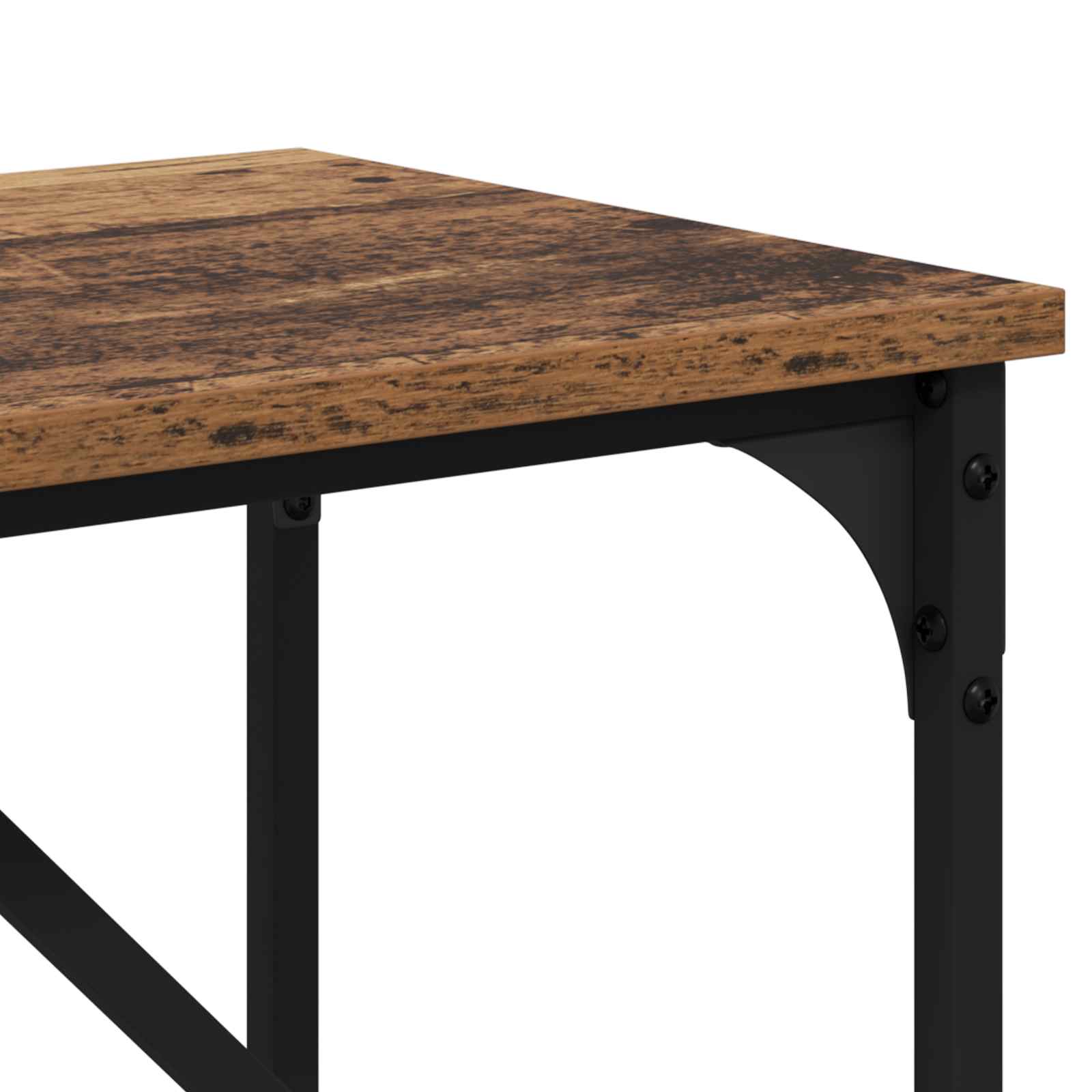 Konsolentisch Altholz 75 x 32 x 75 cm Holzwerkstoff