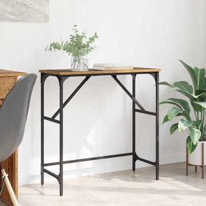 Konsolentisch Altholz 75 x 32 x 75 cm Holzwerkstoff