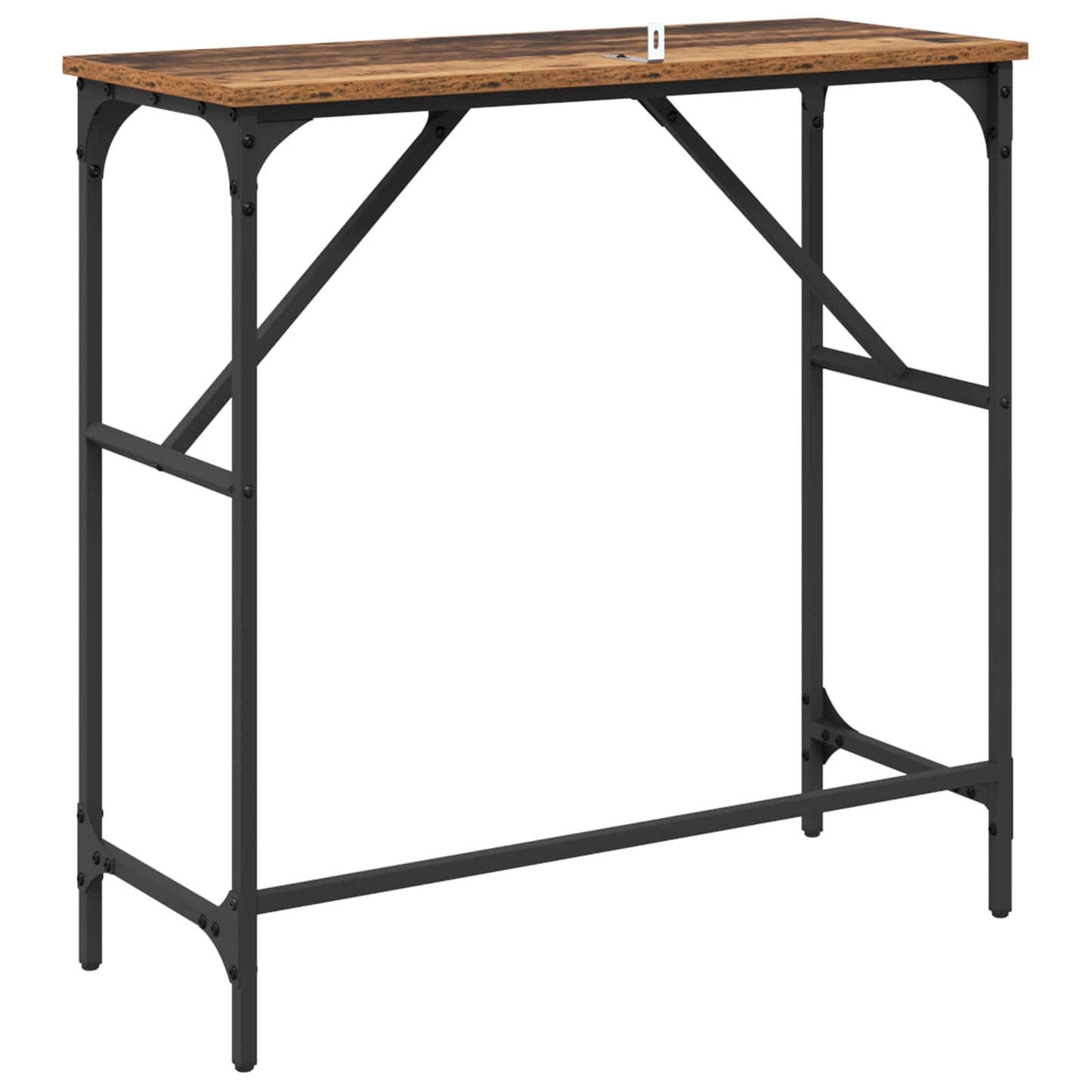 Konsolentisch Altholz 75 x 32 x 75 cm Holzwerkstoff