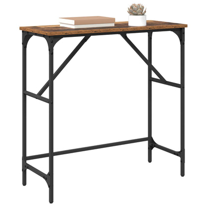 Konsolentisch Altholz 75 x 32 x 75 cm Holzwerkstoff