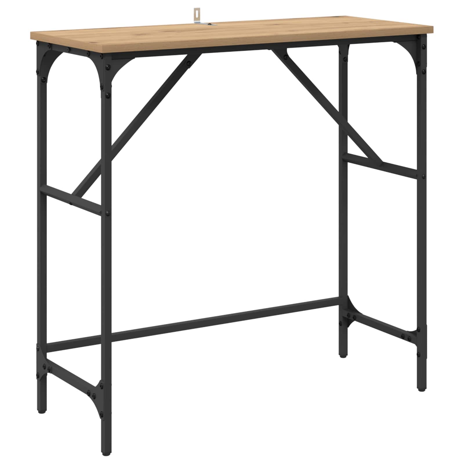Konsolentisch Artisan-Eiche 75 x 32 x 75 cm Holzwerkstoff