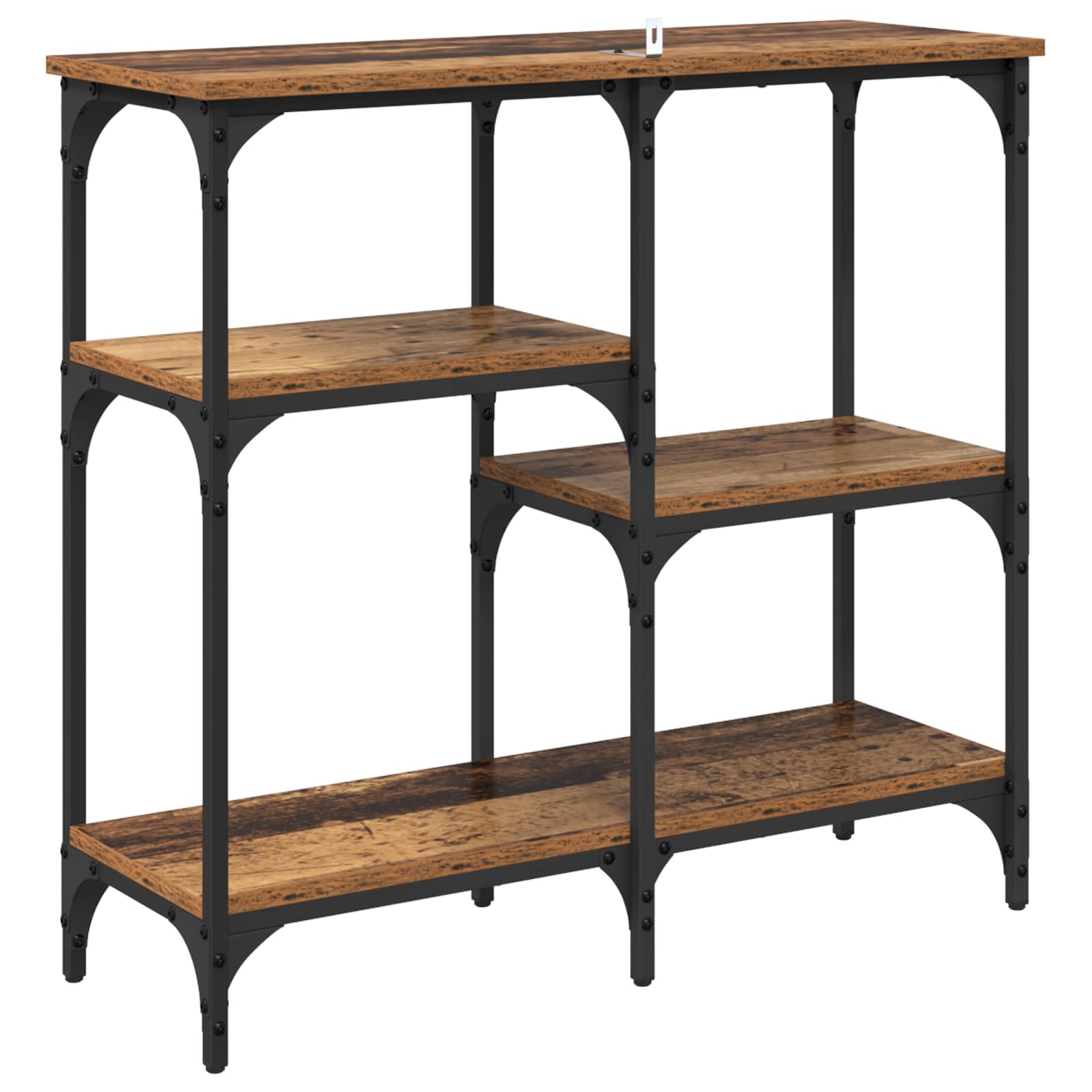 Konsolentisch Altholz 80 x 29 x 75 cm Holzwerkstoff