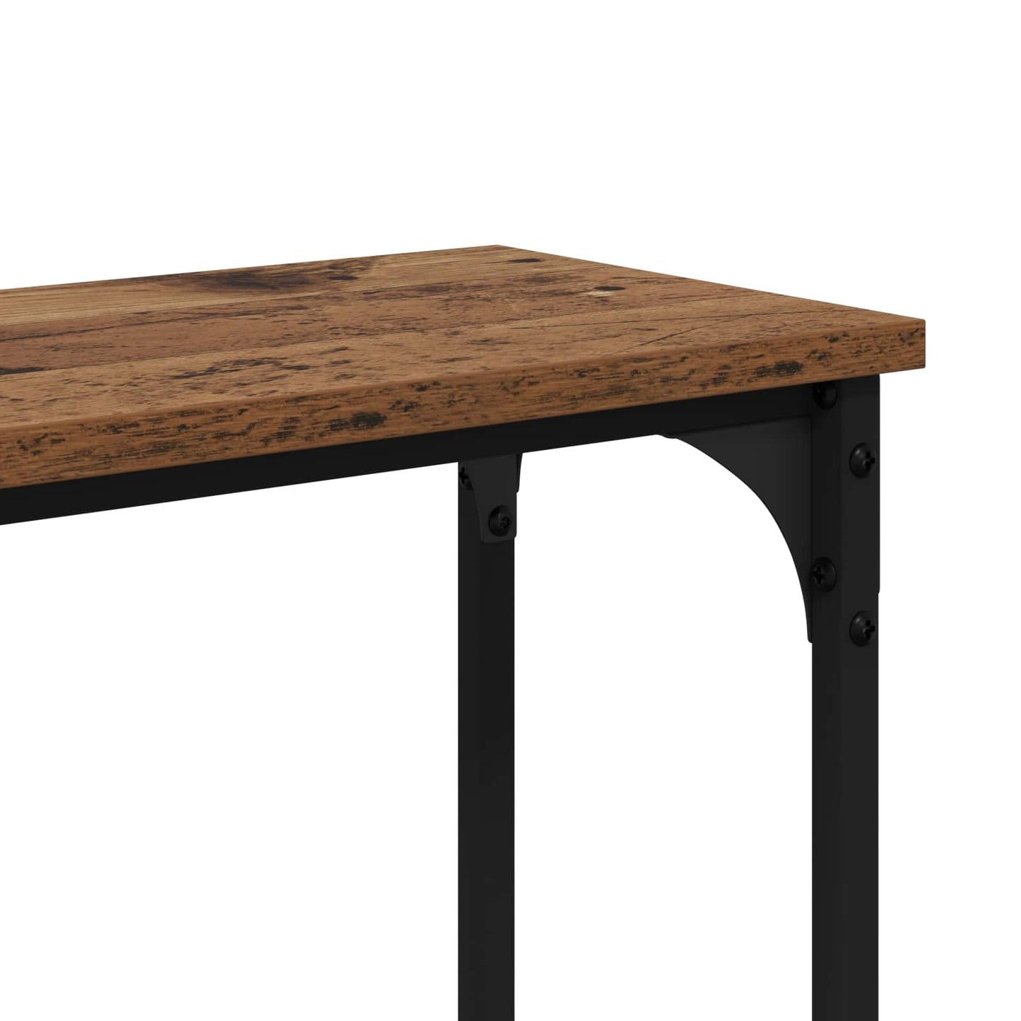 Konsolentisch Altholz 145 x 22,5 x 75 cm Holzwerkstoff