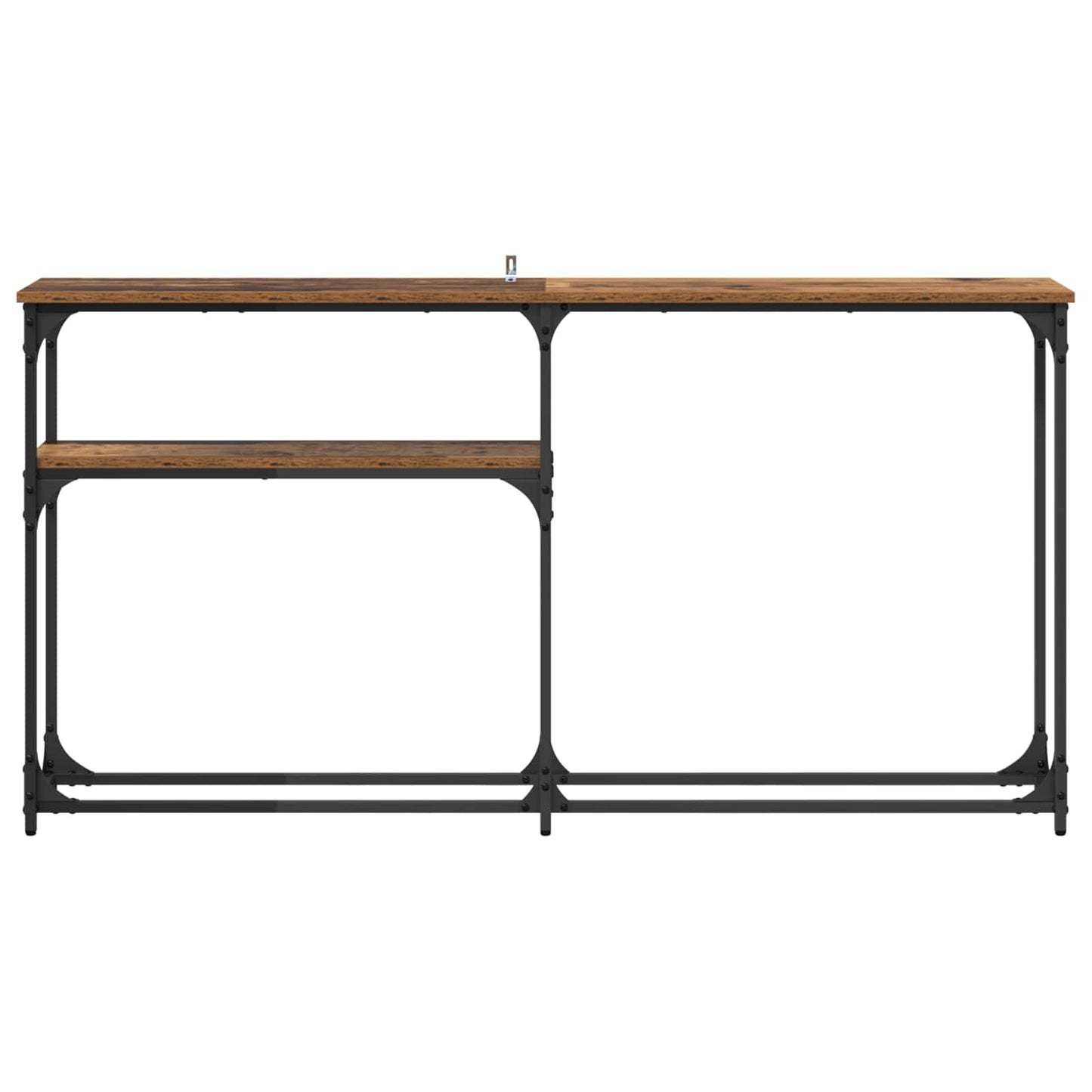Konsolentisch Altholz 145 x 22,5 x 75 cm Holzwerkstoff