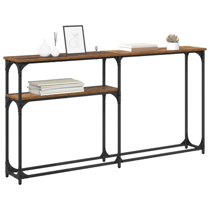 Konsolentisch Altholz 145 x 22,5 x 75 cm Holzwerkstoff