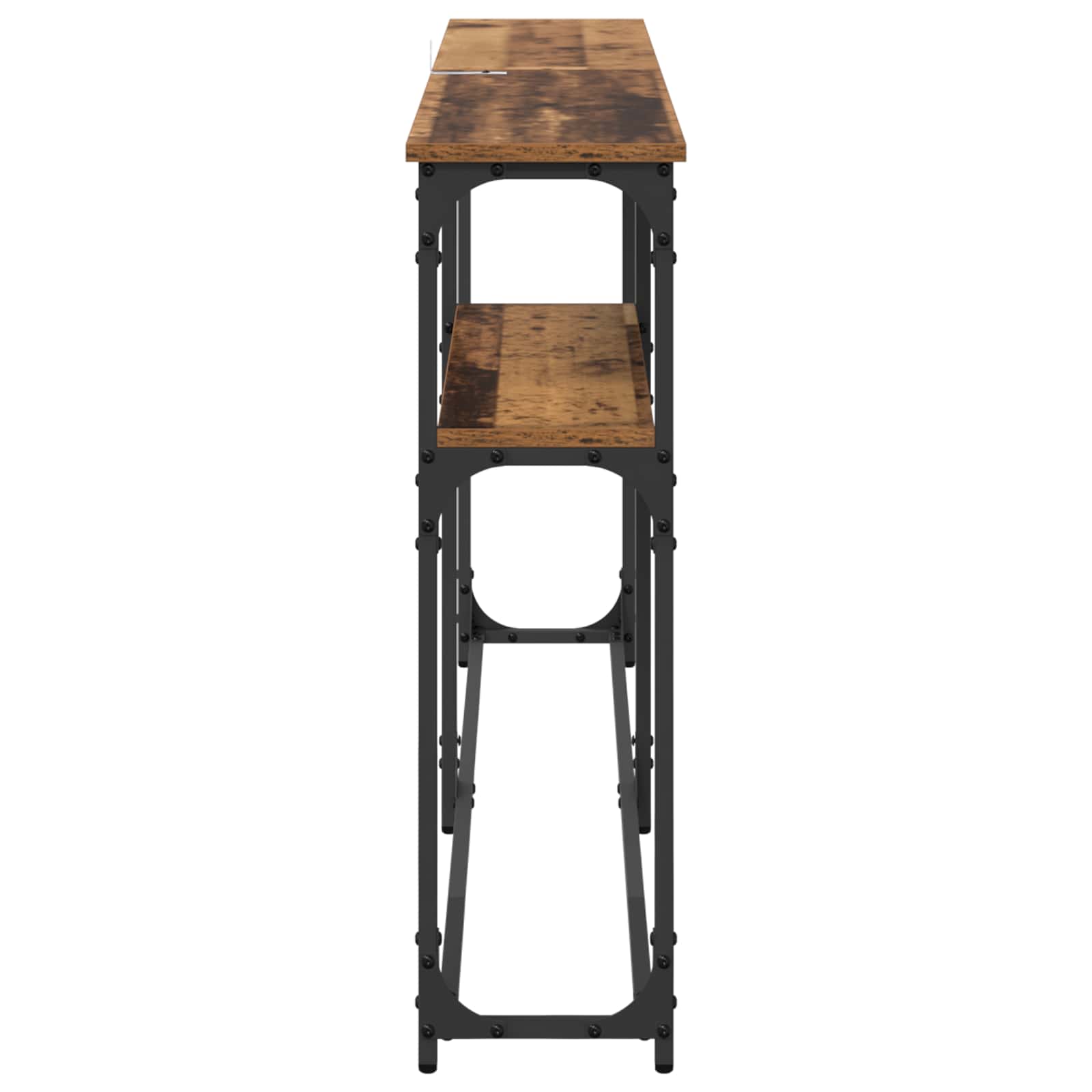 Konsolentisch Altholz 145 x 22,5 x 75 cm Holzwerkstoff