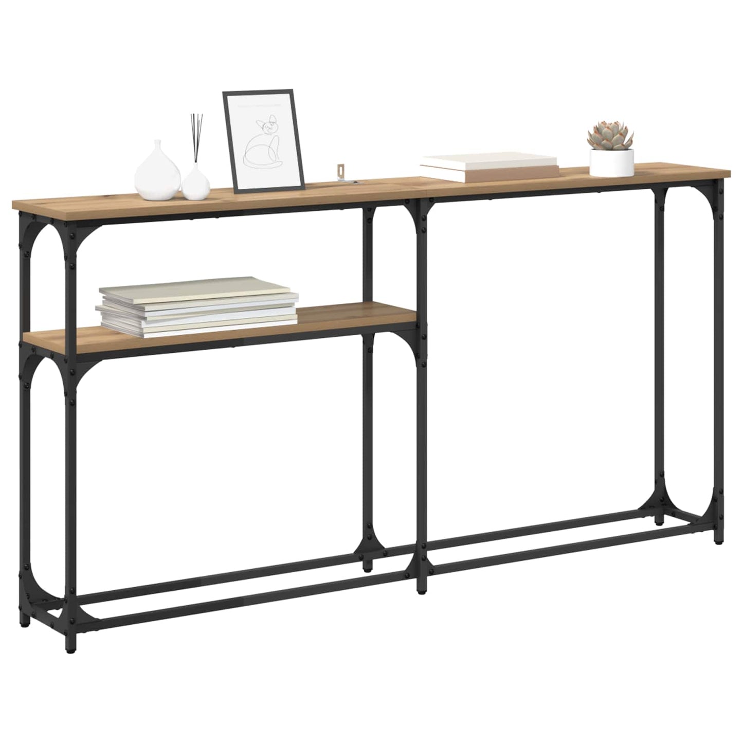 Konsolentisch Artisan-Eiche 145 x 22,5 x 75 cm Holzwerkstoff