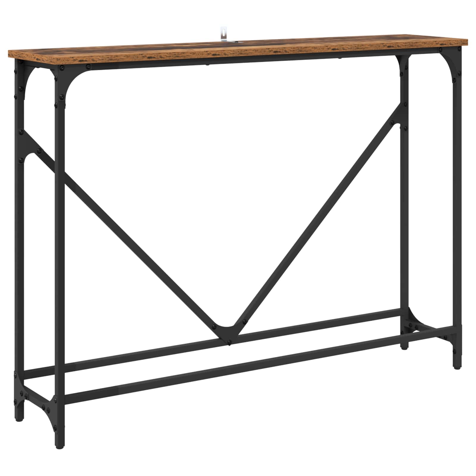 Konsolentisch Altholz 102 x 23 x 75 cm Holzwerkstoff