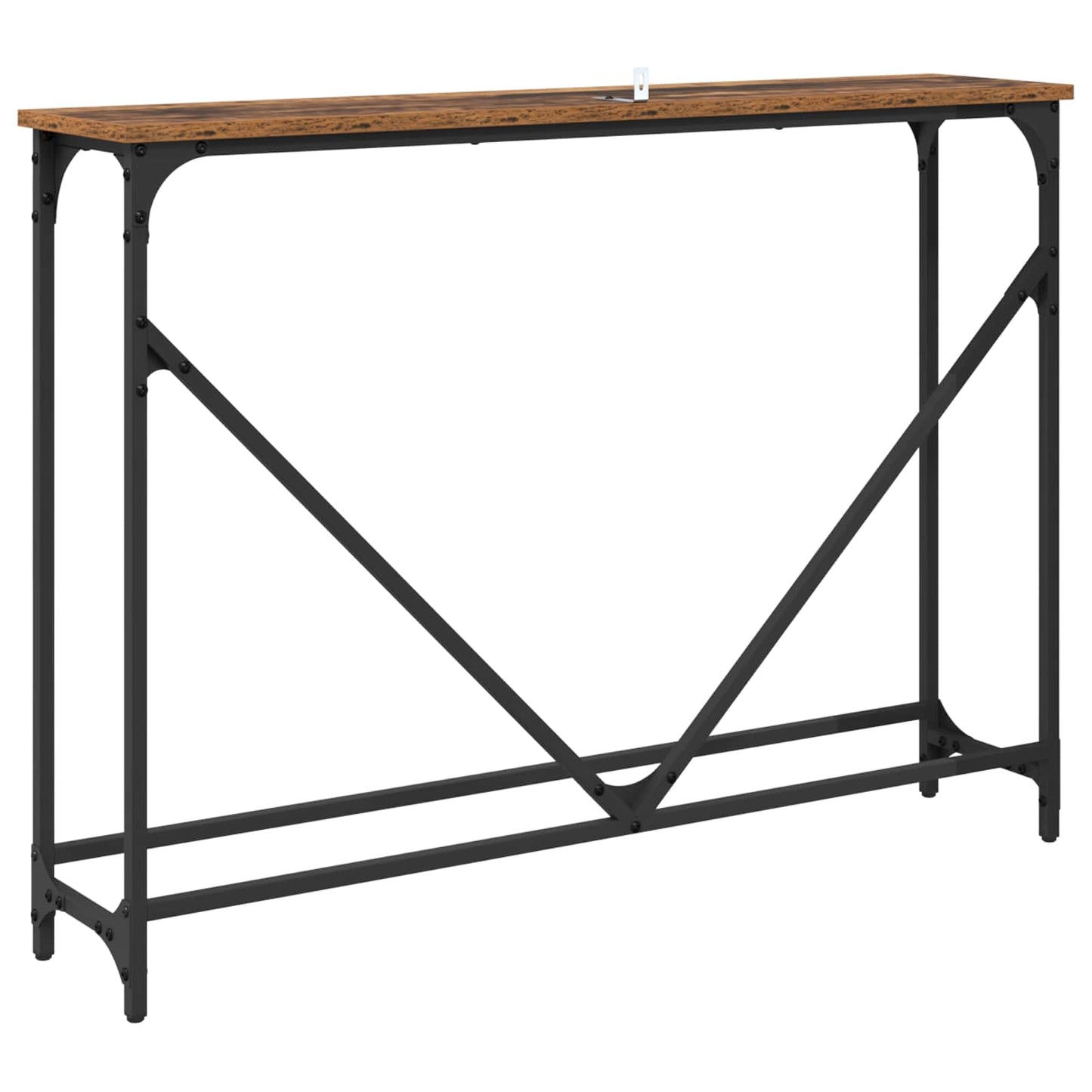 Konsolentisch Altholz 102 x 23 x 75 cm Holzwerkstoff