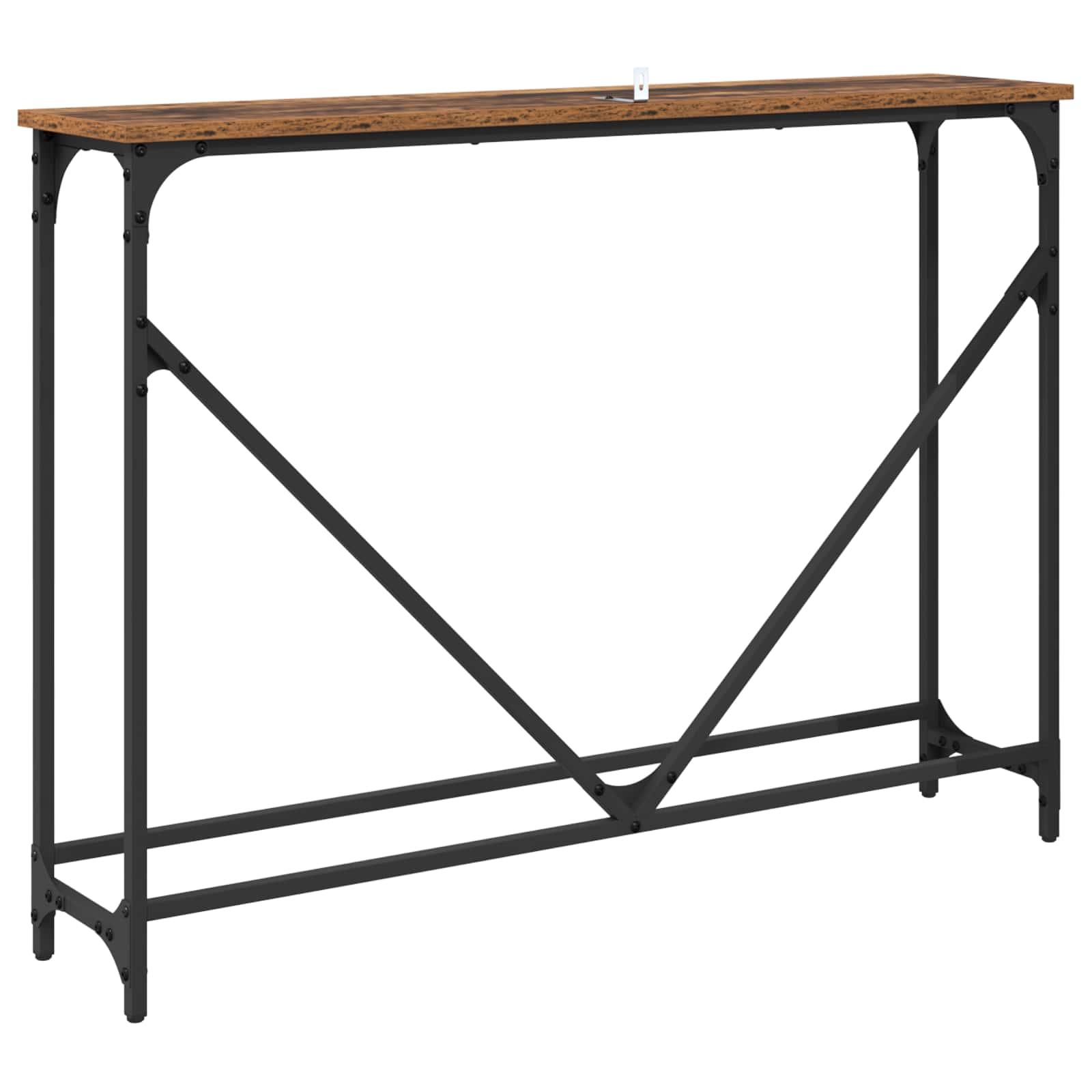 Konsolentisch Altholz 102 x 23 x 75 cm Holzwerkstoff