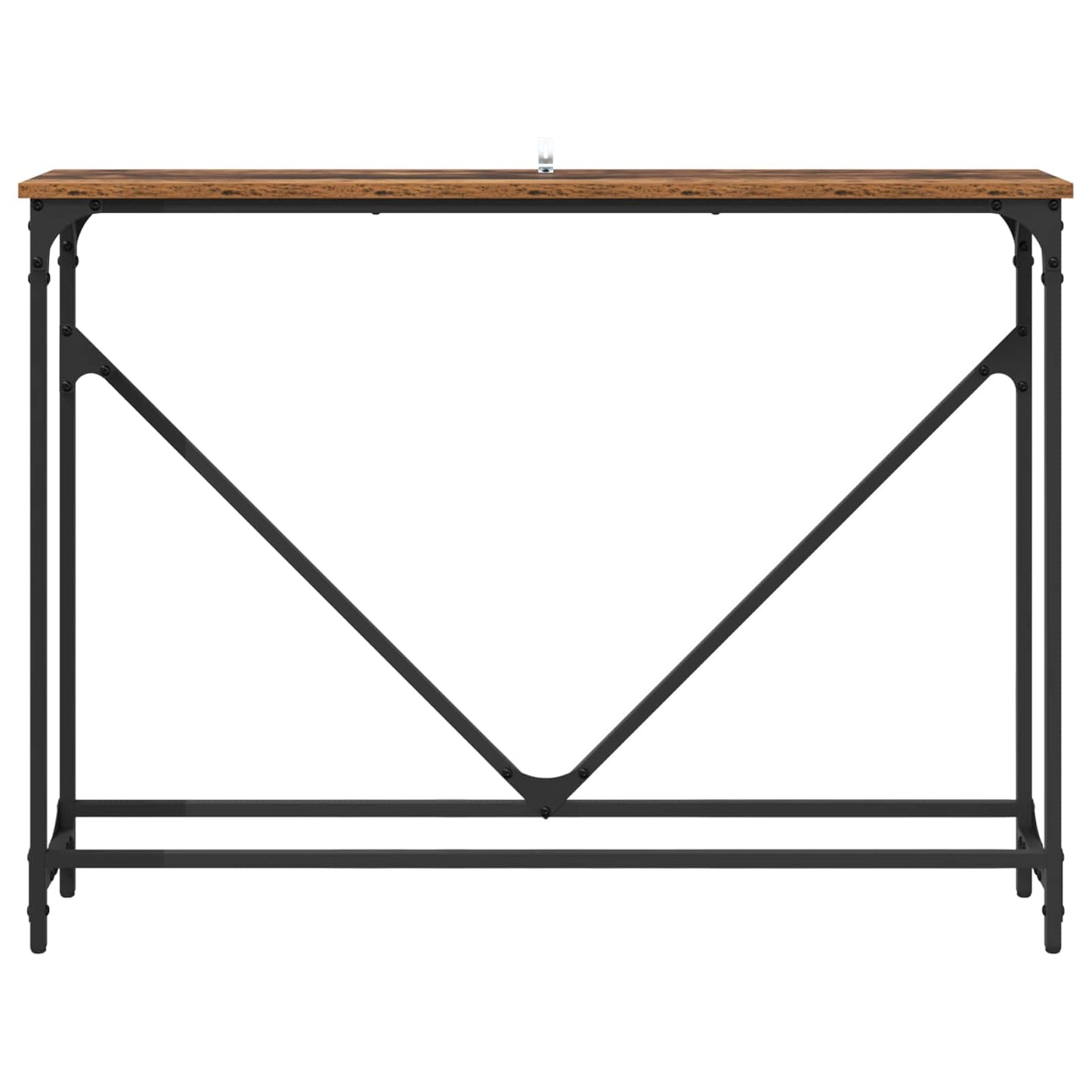 Konsolentisch Altholz 102 x 23 x 75 cm Holzwerkstoff