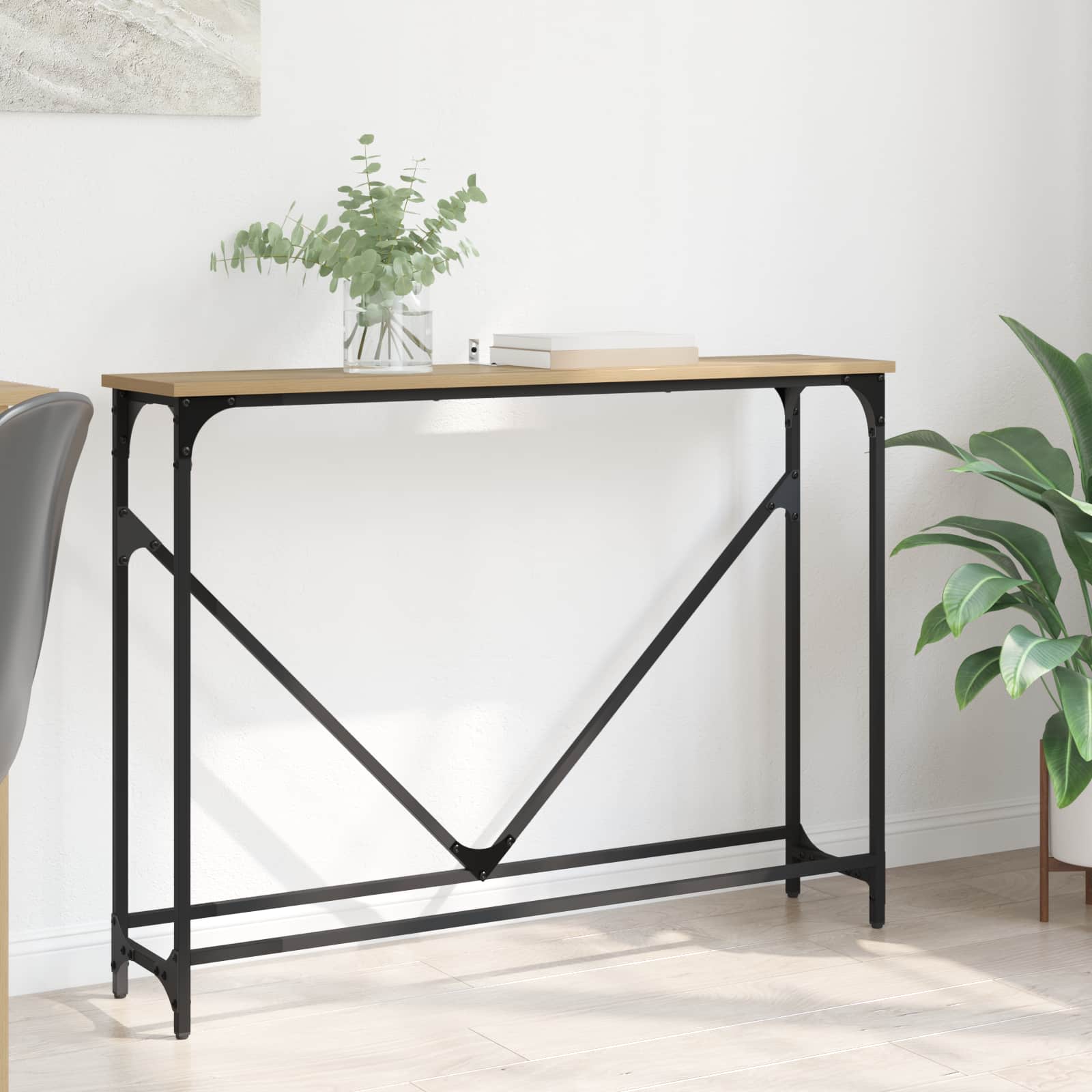 Konsolentisch Artisan-Eiche 102 x 23 x 75 cm Holzwerkstoff
