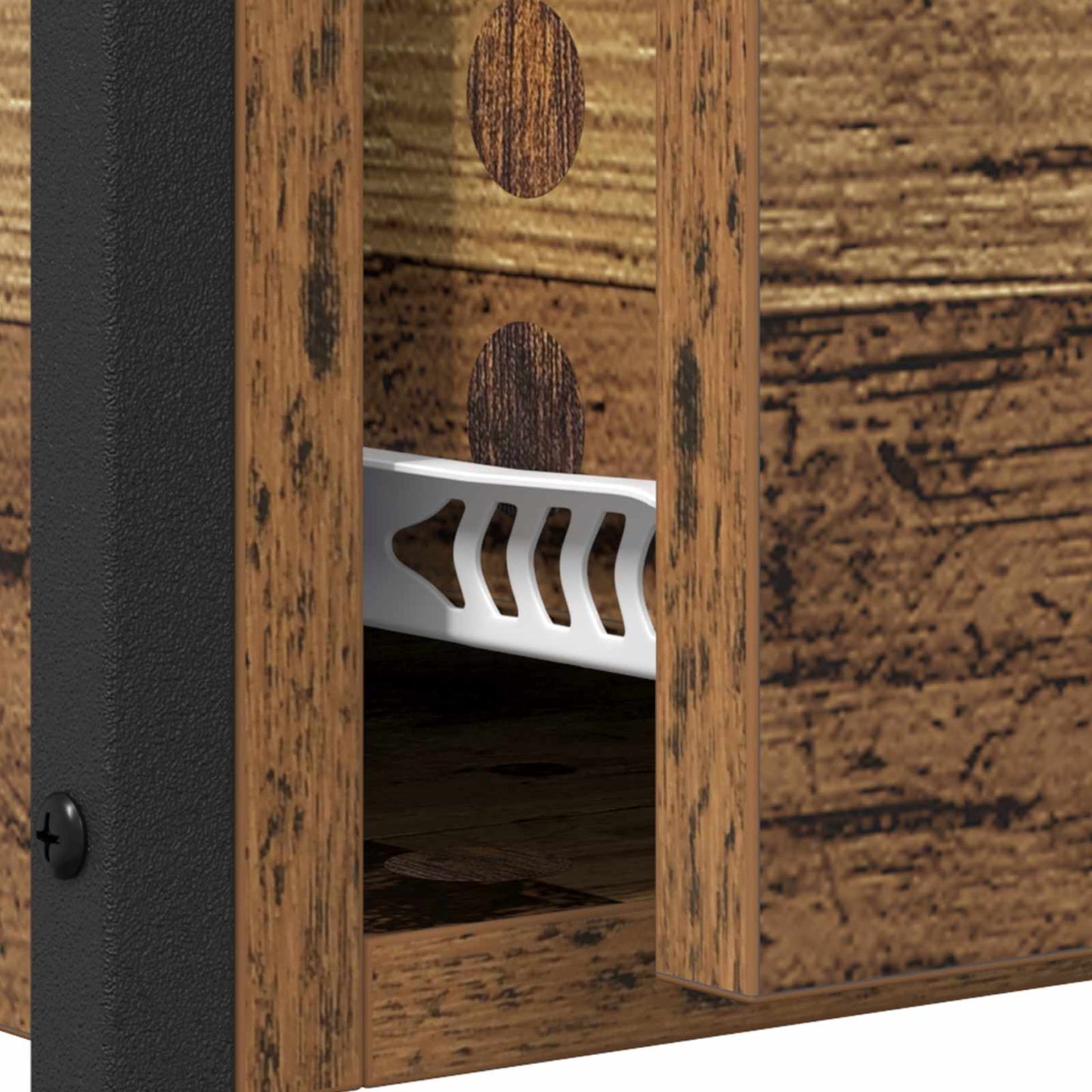 Konsolentisch Altholz 100 x 40 x 75 cm Holzwerkstoff