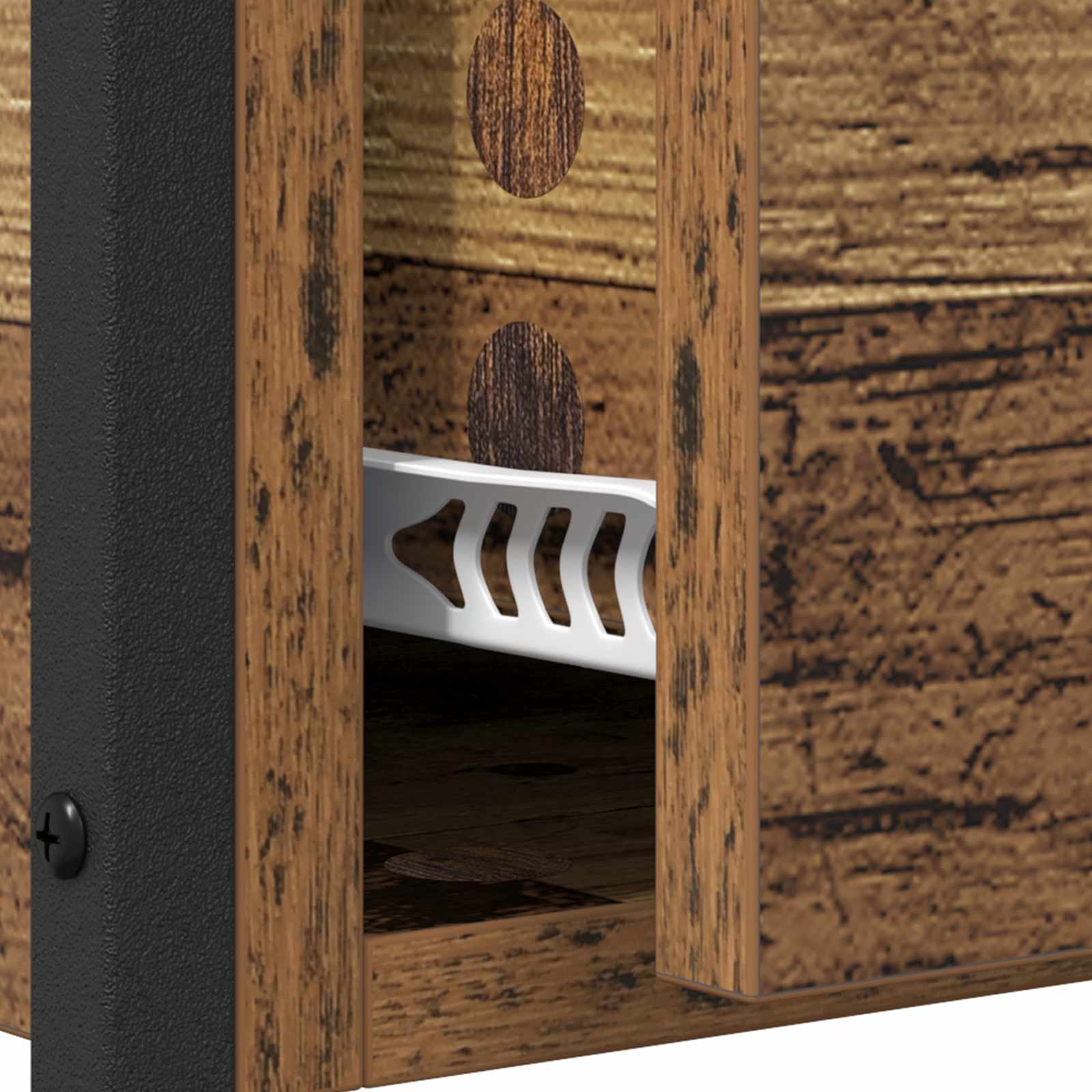 Konsolentisch Altholz 100 x 40 x 75 cm Holzwerkstoff