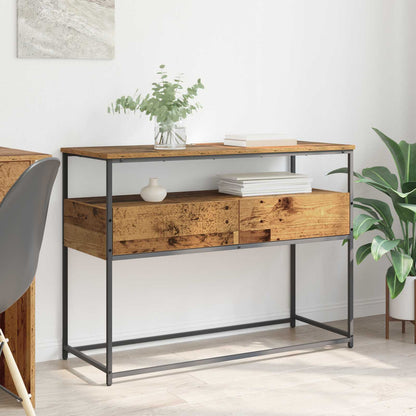Konsolentisch Altholz 100 x 40 x 75 cm Holzwerkstoff