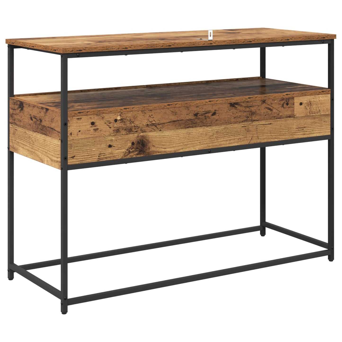 Konsolentisch Altholz 100 x 40 x 75 cm Holzwerkstoff