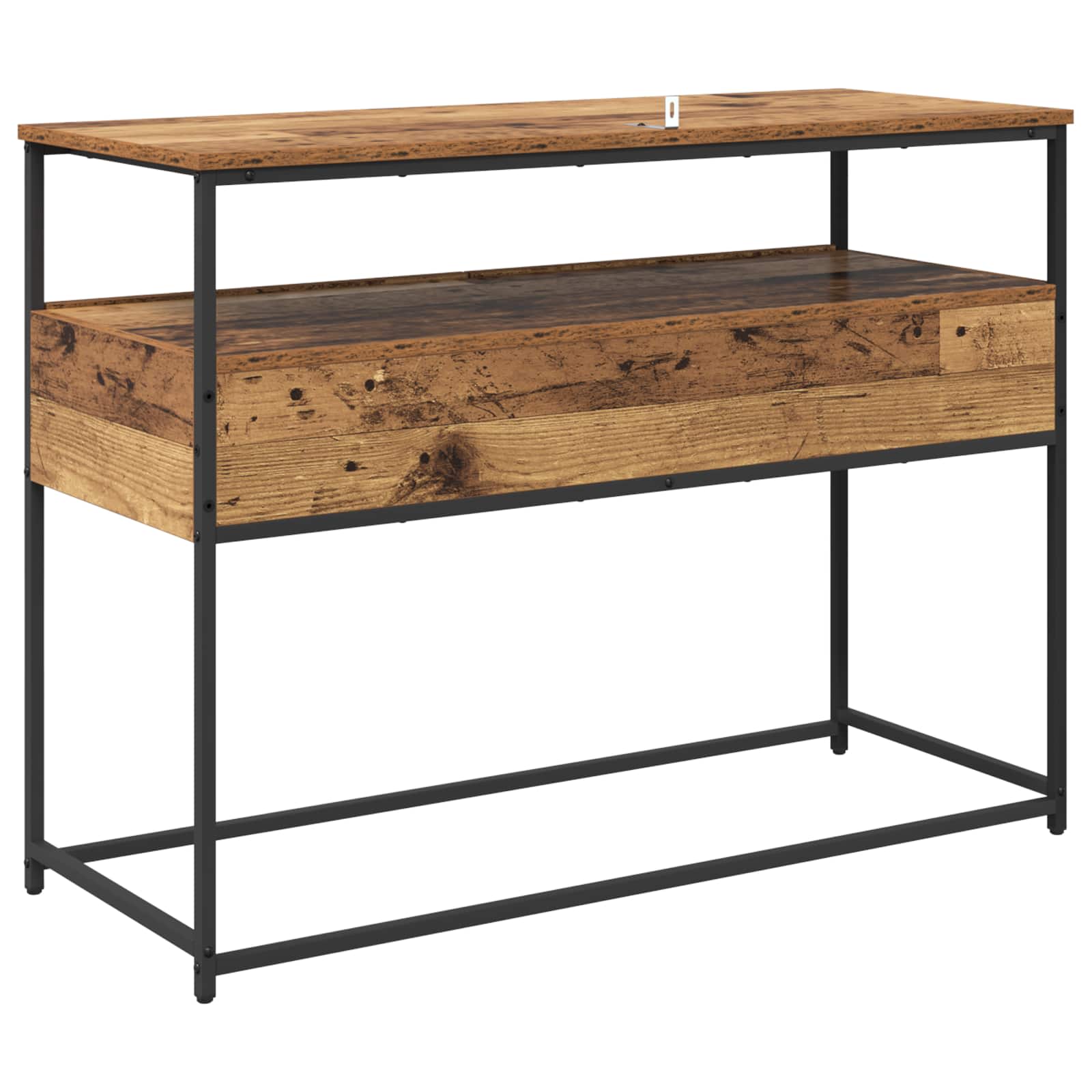 Konsolentisch Altholz 100 x 40 x 75 cm Holzwerkstoff