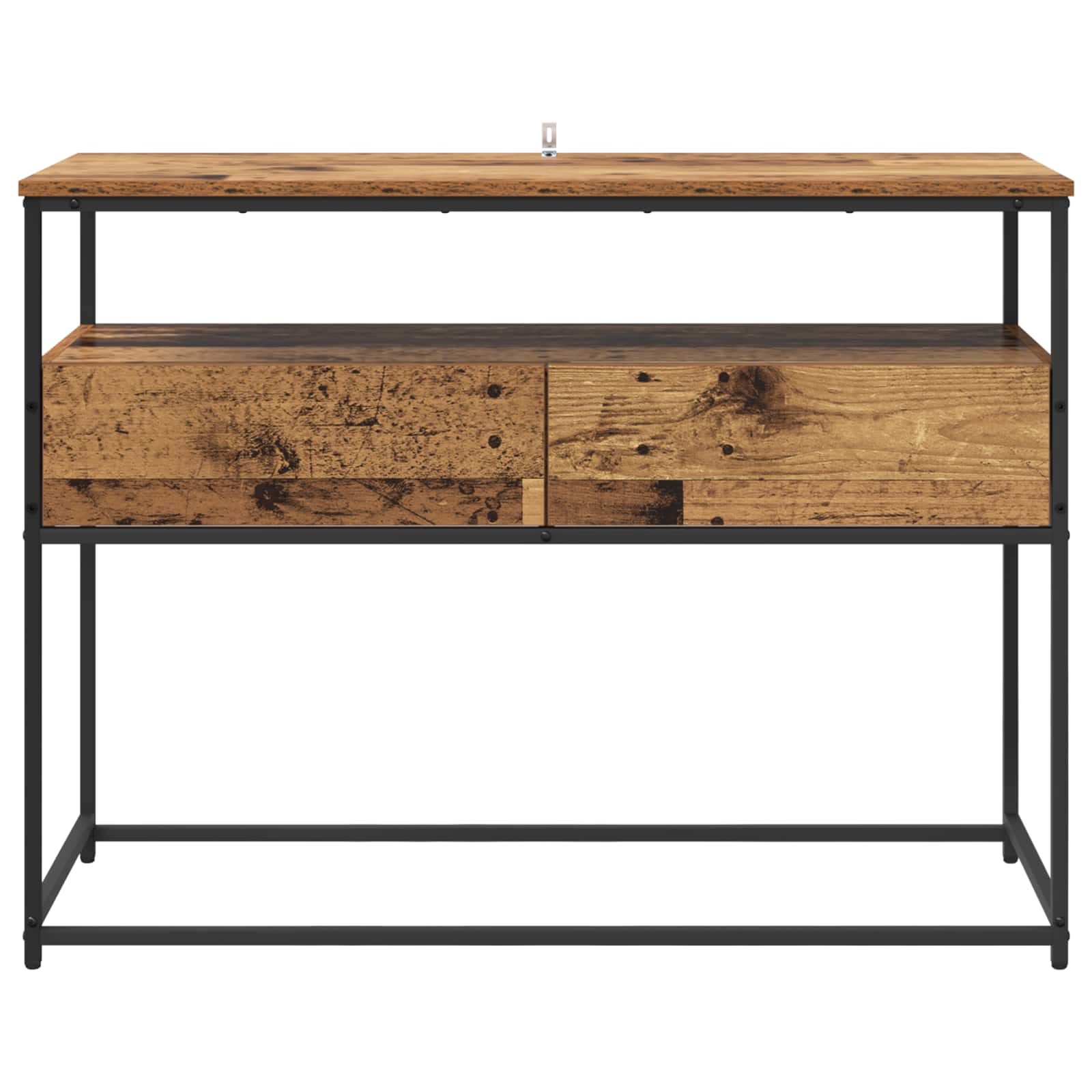 Konsolentisch Altholz 100 x 40 x 75 cm Holzwerkstoff