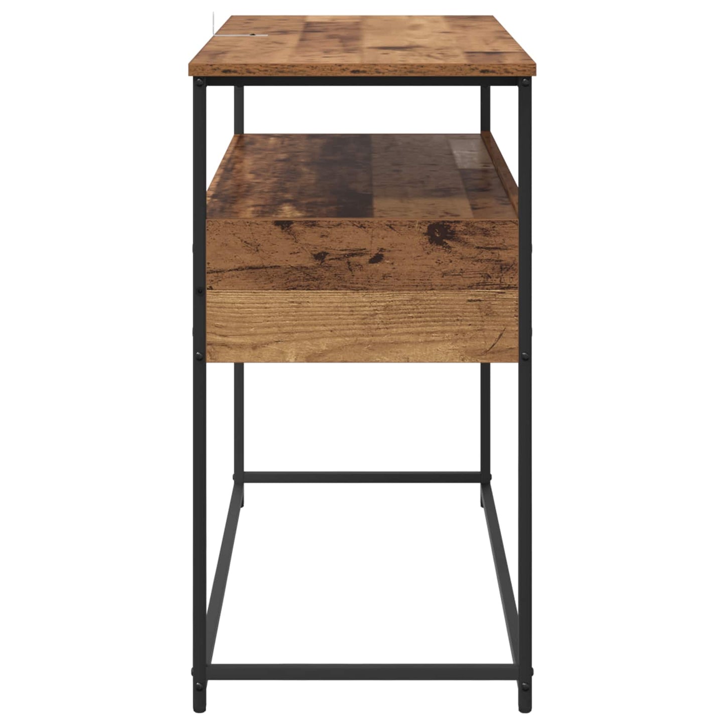 Konsolentisch Altholz 100 x 40 x 75 cm Holzwerkstoff