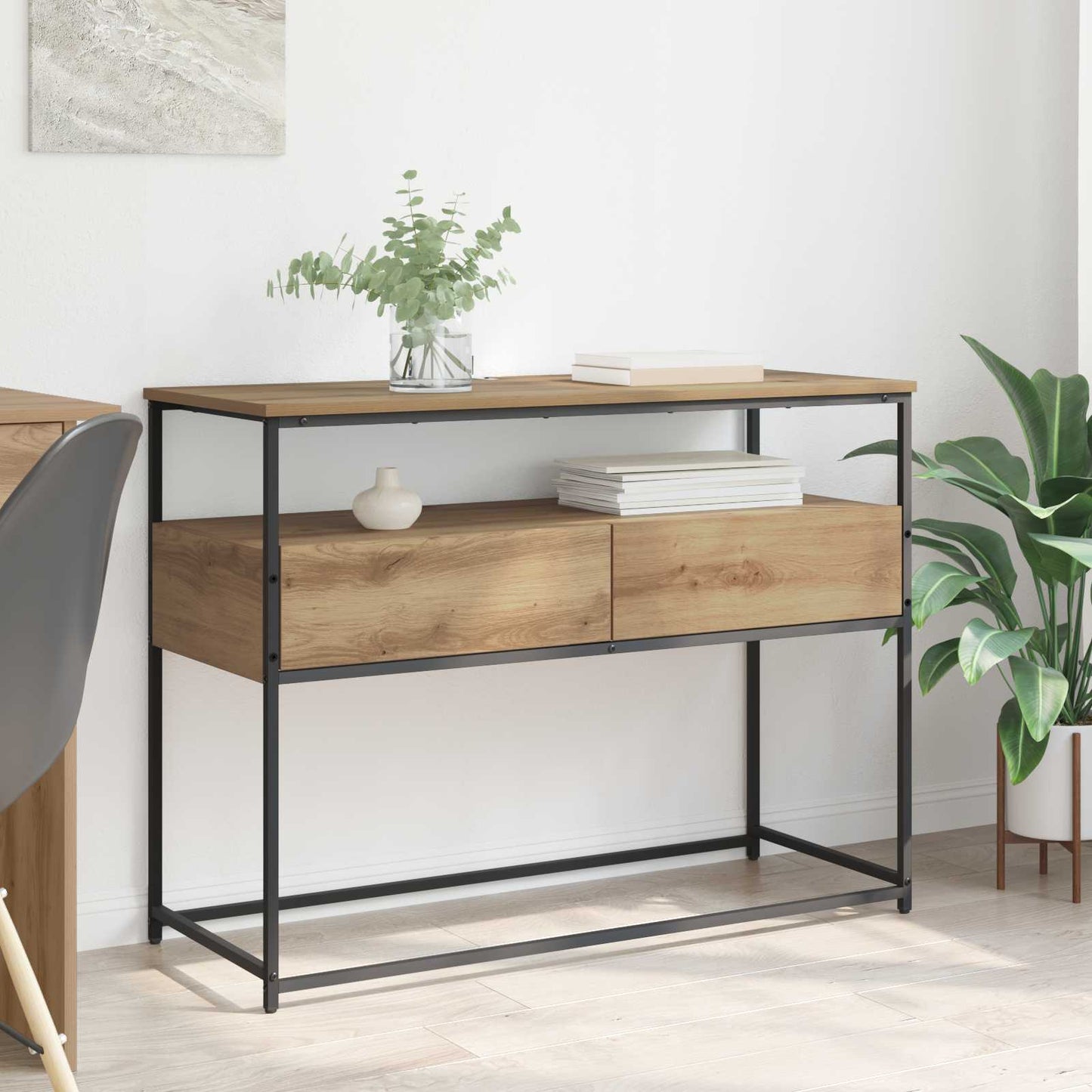 Konsolentisch Artisan-Eiche 100 x 40 x 75 cm Holzwerkstoff