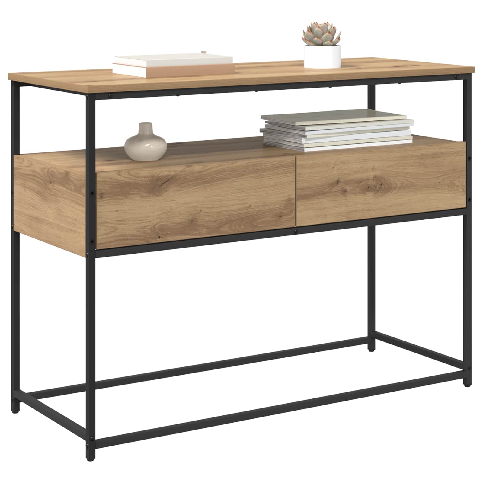 Konsolentisch Artisan-Eiche 100 x 40 x 75 cm Holzwerkstoff
